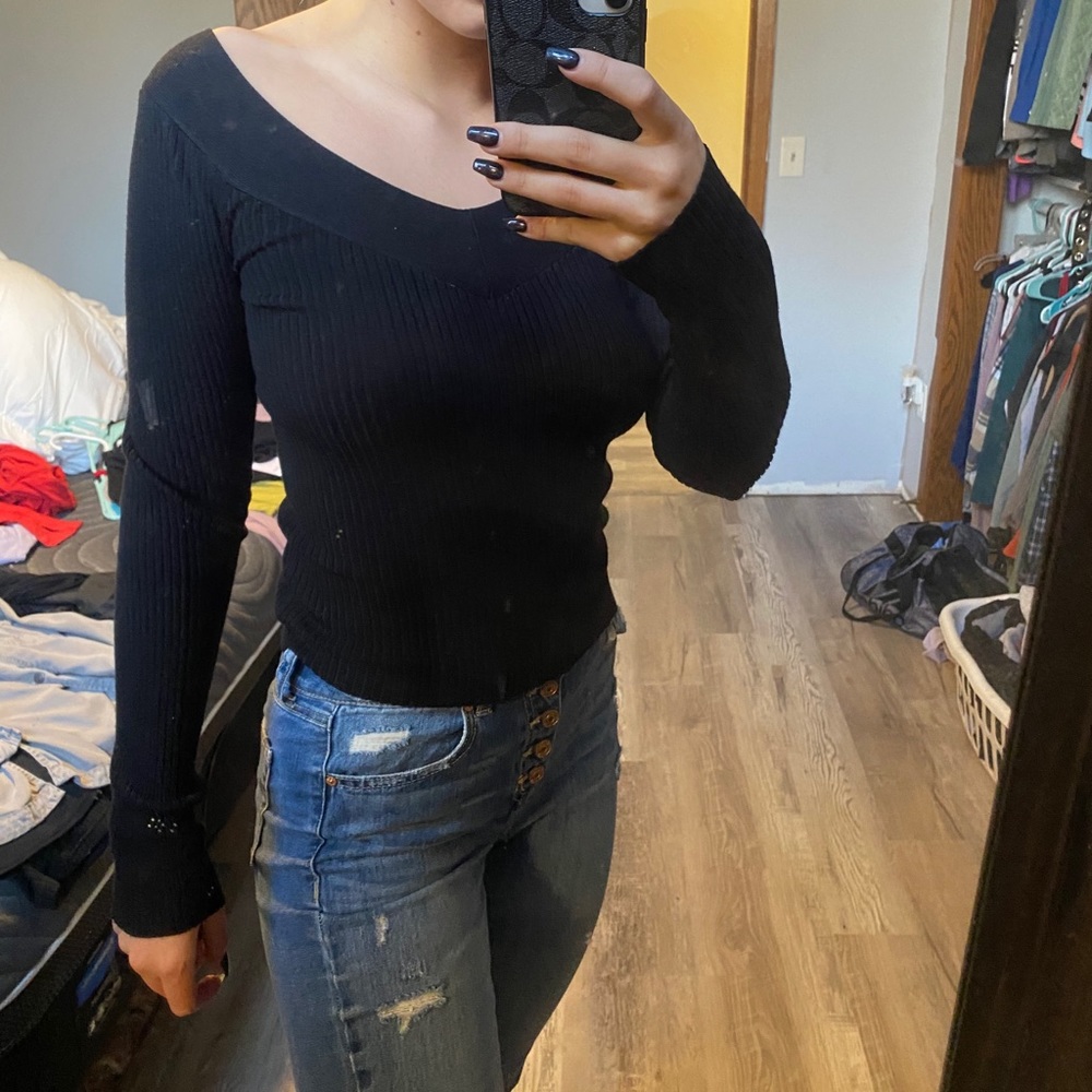 Black sweater